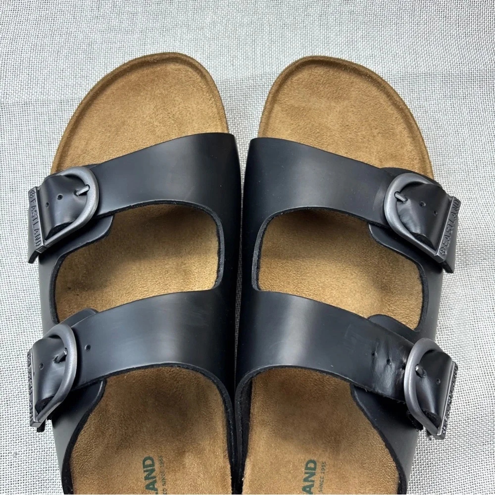 Eastland Men's Black Cambridge Slide Sandals Shoes Size 12D
